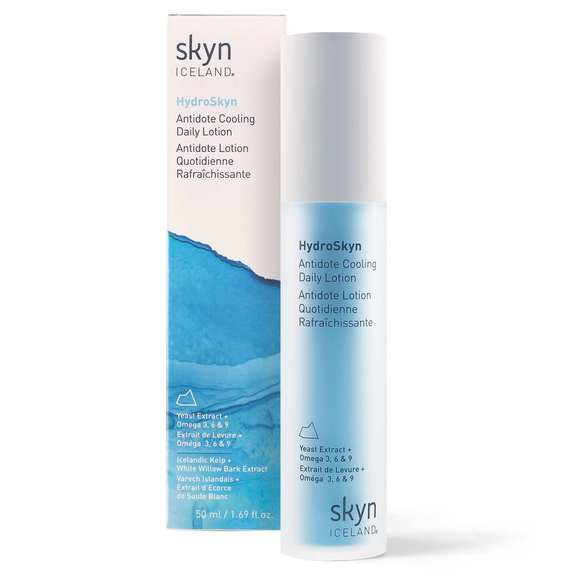 the ANTIDOTE Cooling Daily Lotion with Icelandic Kelp and White