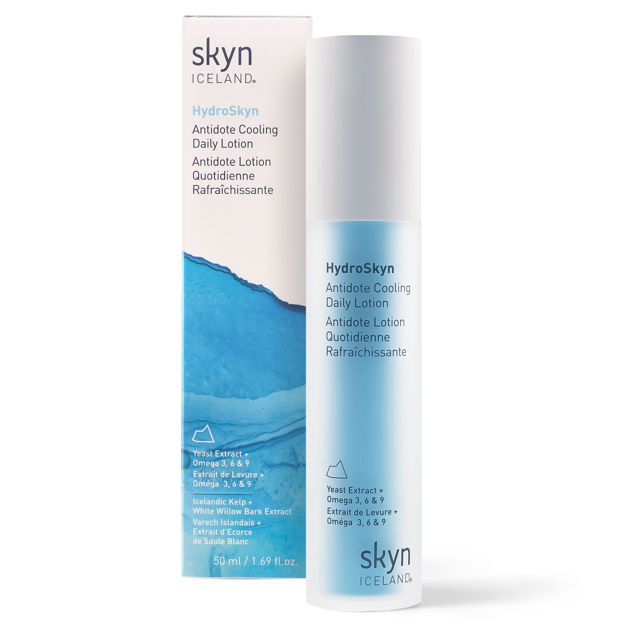 the ANTIDOTE Cooling Daily Lotion with Icelandic Kelp and White