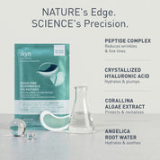 Dissolving microneedle eye patches
