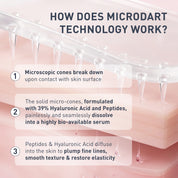 Dissolving microneedle eye patches