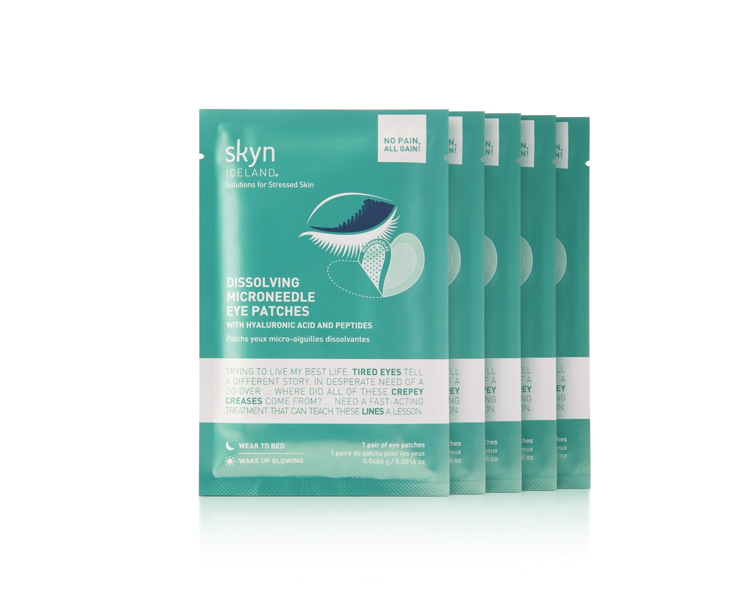 Dissolving Microneedle Eye Patches